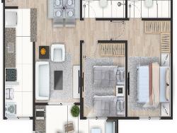 Apartamento para Venda em Praia Grande - 3