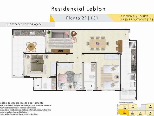 #V2859 - Apartamento para Venda em Mongaguá - SP - 2