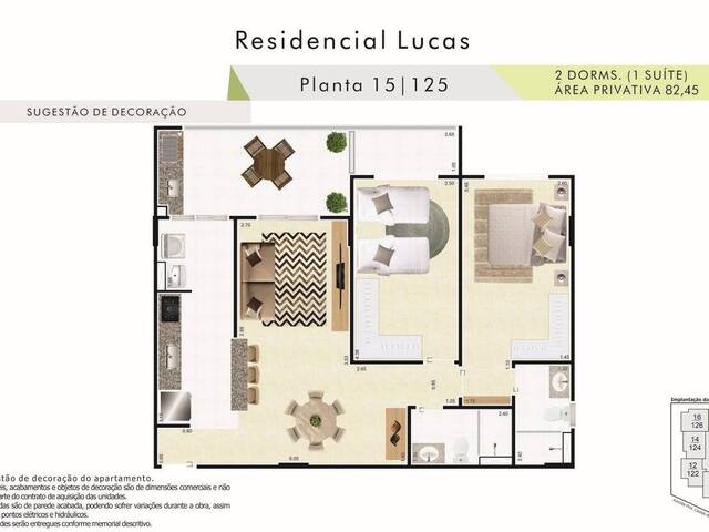 #V2872 - Apartamento para Venda em Praia Grande - SP